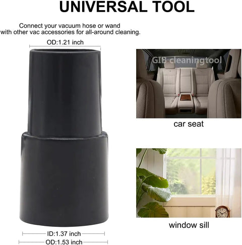 9 Pcs Vacuum Attachments Kit For One And One Quarter Inch And One And Three Eighths Inch Vacuum Hoses connector adapter
