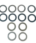 Half Inch by 28 Barrel Shim Kit for 5.56 and 223 Muzzle Brake Alignment Includes 0.004, 0.008, 0.040, 0.060 Inch Shims Pack of 12
