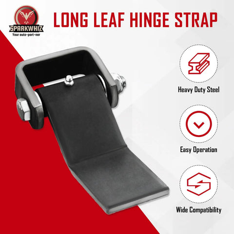 Greaseable Weld-On Dump Trailer Hinges 4 Pack Heavy Duty Steel Construction for Freight Trucks, Horse Trailers and Dump Bodies Outdoor Use, Corrosion Resistant and Built Tough Hardware. Long leaf hinge strap, steel