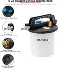 One Person Brake Bleeder Vacuum Pump Kit For Air Compressor Pneumatic Brake System And Clutch Fluid Bleeding Extractor detail view