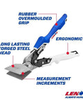 Pliers And Seamers With Forged Head Cuts 18 Gauge Metal And 22 Gauge Stainless Steel, ergonomic rubber overmolded grip