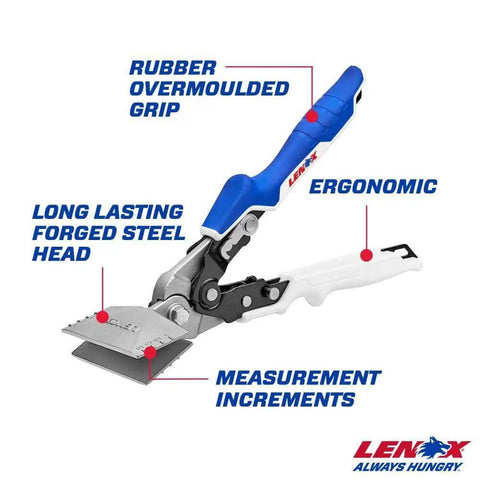 Pliers And Seamers With Forged Head Cuts 18 Gauge Metal And 22 Gauge Stainless Steel, ergonomic rubber overmolded grip