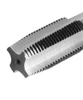 M18 X 1.5 Hand Tap Set For Metalworking Right Hand HSS Threading Tool close-up, alloy steel construction, showing cutting edges.