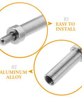 Honda Gas Cap Pin Kit 10 Pcs With Alloy Guide Dowel And Spring Holder For Motorcycle Fuel Tank Alignment And Cap Repair Quick Install Fuel Cap Pins For Easy Tank Alignment, aluminum alloy pin close-up