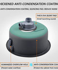 Anti-condensation coating on Stainless Steel Kitchen Sink With Black Faucet For Small Kitchens Built Tough Undermount Or Drop In Single Basin Mini Bar Sink 11.8 Inch Wide Ideal For Busy Homes Apartments.