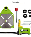 Floor Drill Press Stand For Hand Drill With 90 Degree Rotating Clamp, Adjustable Universal Bench Drill Holder components