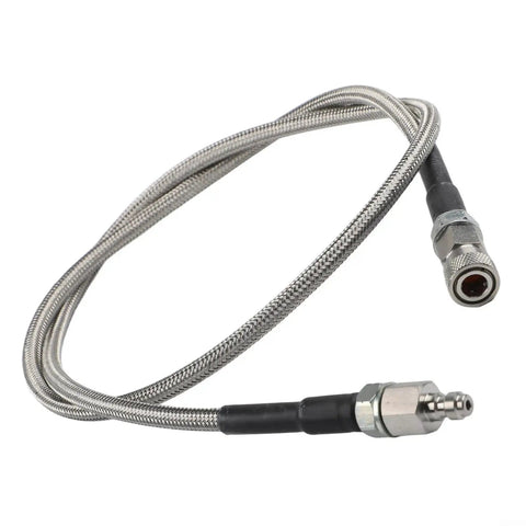 High Pressure Air Hpa Stainless Steel Hose 4500 Psi Rated For Heavy Duty Fill Station Use With Extended 36 Inch Reach For Reliable And Quick Tank Refills At Home Or Field Events Rock Solid Construction Made To Last Big Time With Zero Leaks. stainless steel braided hose with quick disconnect fittings