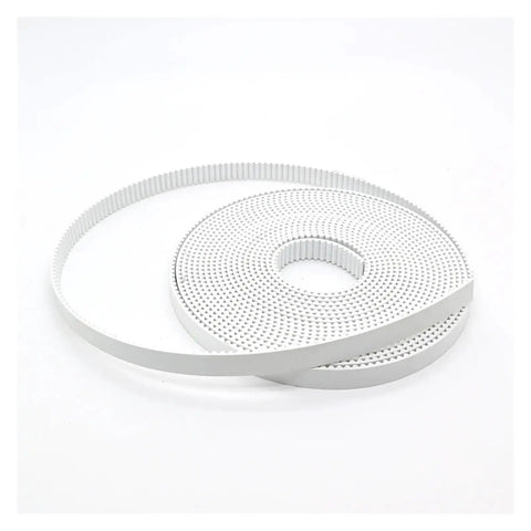 Heavy Duty 2M Steel Reinforced Polyurethane Timing Belt In A Solid Fifty Meter White Roll Built Tough For 3D Printers And CNC Routers Delivering Smooth Running Precision With Zero Flex Across All Widths To Get Your Rig Ready To Roll On Demand