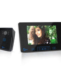 Wireless Video Doorbell Intercom Kit With 7-Inch Touch Monitor, HD Camera Doorphone, No WiFi Needed, App Free Setup
