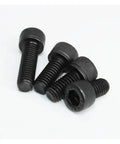 Hex Socket Cap Head Screws DIN 912 M6x25mm Black Oxide Grade Carbon Steel 20 Pack for Furniture, Mechanical, DIY Projects