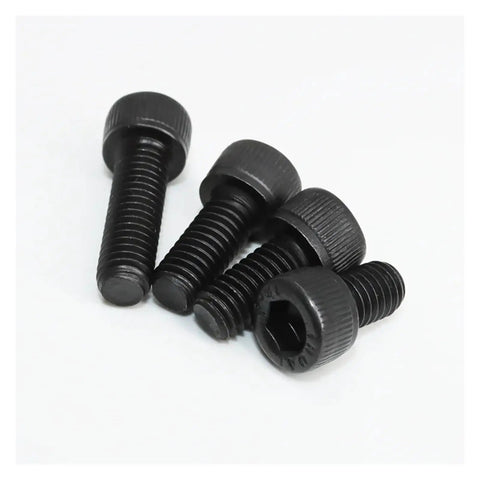Hex Socket Cap Head Screws DIN 912 M6x25mm Black Oxide Grade Carbon Steel 20 Pack for Furniture, Mechanical, DIY Projects