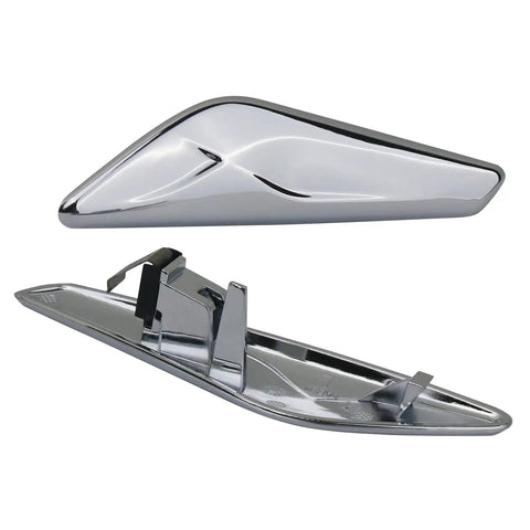 BMW X3 F25 X4 F26 Front Fender Chrome Trim Finisher Left Driver Side And Right Passenger Side Fits 2011 To 2017