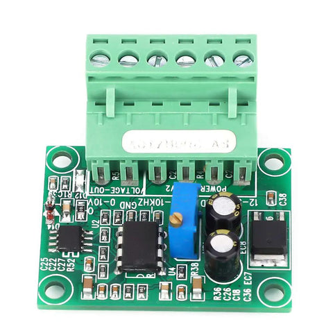 Frequency To Voltage Converter Module 0 To 200 Hz 0 To 10 V Digital To Analog Converter For DIY Electronics with green terminal block