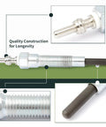 Glow Plug Replacement Kit For Weber SmokeFire EX4 EX6 EPX6 Wood Pellet Grills Igniters Parts 7009 Silver durability detail