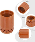 Swirl Ring 220670 Plasma Cutting Consumable Replacement Part For 45 Amp Machines, detailed views showing holes and texture.