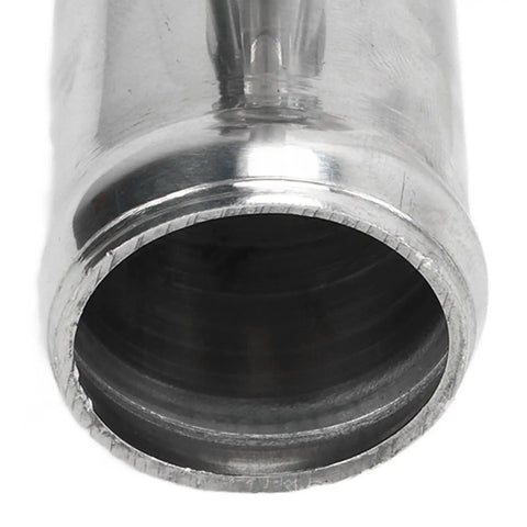 Close-up of Must Have Inline Aluminum Radiator Hose Filler Neck Cap 32mm 1 And A Quarter Inch 16 PSI Durable Alloy Coolant Fitting