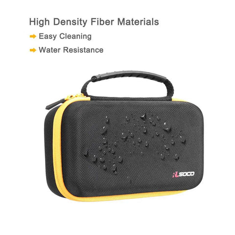 Durable Carrying Case For Fluke Digital Multimeters With DIY Foam Insert, Compact Yellow Zip, water-resistant material