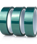 Heat Resistant 3 rolls of High Temp Masking Tape For Powder Coating And Painting, Each 1 Inch By 108 Feet, epoxy release tape