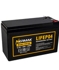 12V 10Ah LiFePO4 Deep Cycle Battery With Built In 10A BMS For Solar Off Grid Lighting Fish Finder Power Wheels And Ride On Toys