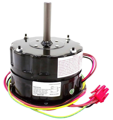 Keep Yer AC Chillin With This Heavy Duty HVAC Condenser Fan Motor Replacement Compatible With Century NBK-20795 OEV1006 F42B53A01 208-230V 1/12HP Reliable Performance Easy Install No Sweat All Summer Long