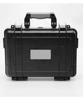 Rock Solid Heavy Duty Hydraulic Torque Wrench Built From Premium Alloy Steel Delivering Knockout 4332 Nm Output Via 1 Inch Square Drive With Plus Minus 3 Percent Precision And Freely Swiveling Hose For Quick Job Site Tasks in a durable black carrying case.