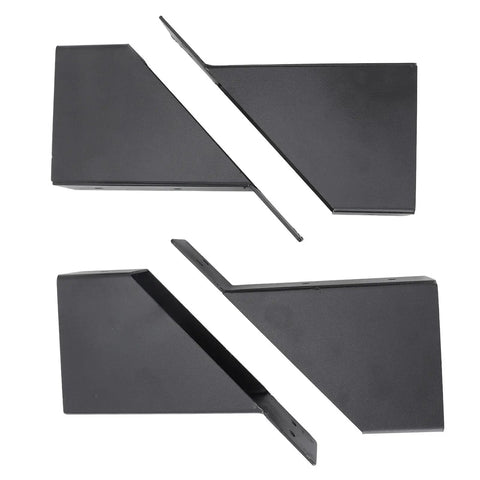 Heavy Duty Metal Brackets 45 Degree Angle With Drainage Holes, Reinforcing Kit For Wood Structures, Patios, Gazebos, Tree Houses And Outdoor Projects Made Easy