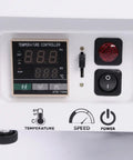 Control panel of Portable Manual Edge Banding Machine With Glue System For Woodworking 10 To 45mm Banding Tape 110V 765W T90