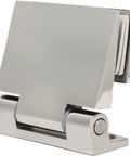 Close-up of Heavy Duty Stainless Steel Door Hinges For Glass Doors Cabinets And Gates Tough As Nails Built To Last With Rust Resistant Replacement Hardware Easy Install For Showcases And Cupboards