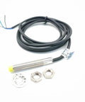 Inductive Proximity Sensor Switch For M8 2mm Range PNP NPN 5V 24V DC Auto Motion Sensor For Air Cylinders IM8 2 DPA DPB Cylinder Type NO NC Plug And Play High Sensitivity Durable Housing Easy Install, M8 threaded sensor with cable and nuts