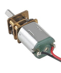Mini Micro N20 Gear Motor DC 3V-6V with Full Metal Gearbox for DIY Robot Car Projects, Slow Speed High Torque, 3mm D Type Shaft