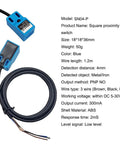 Top Notch Inductive Proximity Sensor SN04 P With Bracket Kit For 4mm Detection 5 To 30V DC 3 Wire PNP NO Output
