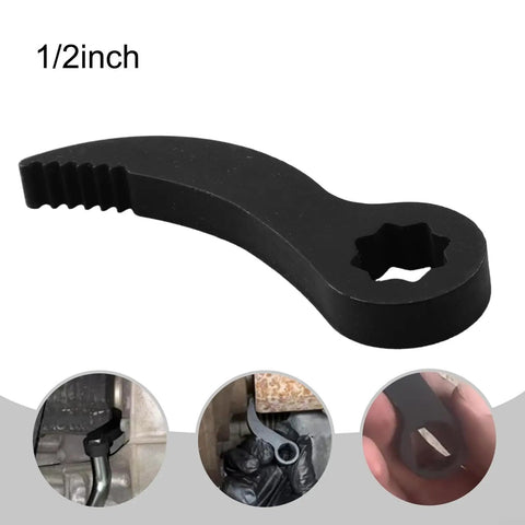 Pry Bar Wrench Adaptor Head For Half Inch Drive Crowbar Adapter Open End Wrench Pro Grade Hardened Steel for tight spaces
