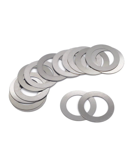 Pro Grade Shim Kit For 1/2x28 Thread Barrel Muzzle Devices Alignment Set For .223/5.56, 20 Pack, Stainless Steel 304 with marked thicknesses