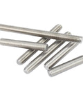 Heavy Duty 304 Stainless Steel Full Threaded Rod 55mm Length M5 Thread Pack Of 10 for Indoor Outdoor Use, corrosion resistant bolts