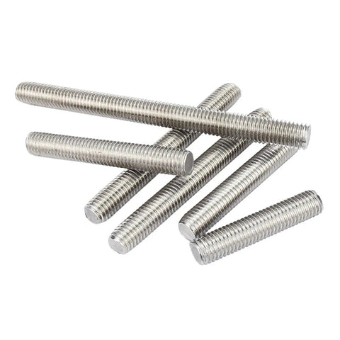 Heavy Duty 304 Stainless Steel Full Threaded Rod 55mm Length M5 Thread Pack Of 10 for Indoor Outdoor Use, corrosion resistant bolts