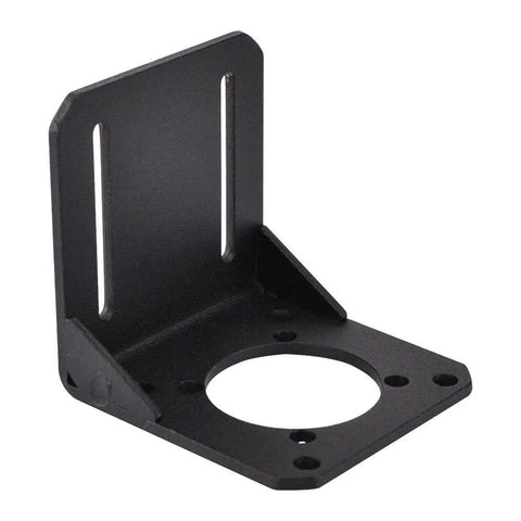 Alloy Steel Mounting Bracket For NEMA 23 Geared Stepper Motor ST M2 Economy Model With Extra Mounting Holes And Plastic Spray Finish