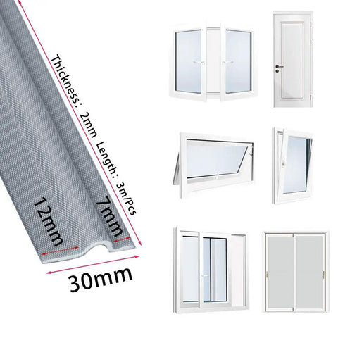 118 Inch T Shape Foam Draft Stopper Self Adhesive Door Seal Strip For Window Insulation And Weather Stripping Noise Reduction
