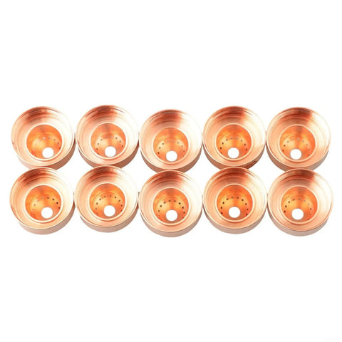 Noteflora Plasma Shield 220993 Brass Consumable Fit For Pmx 105 Machine 10 Pack of brass torch cutting parts.