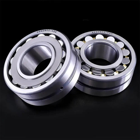 Heavy Duty Self Aligning Roller Bearing 22215 CAK W33 Single Pack view showing bearings with symmetric spherical rollers.
