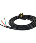 50 Amp Range Cord 4 Prong 4 Wire With Eyelet Connectors 10 Foot Copper Appliance Power Cord For Stoves And Dryers Heavy Duty Copper