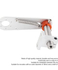Adjustable Non Slip Aluminum Encoder Bracket For 38mm Encoders With 6mm Shaft, showing spring mechanism on aluminum body.