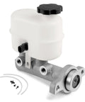 Brake Master Cylinder With Reservoir And Sensor For Chevy GMC Cadillac Trucks And SUVs Fits Silverado 1500 Sierra Tahoe Yukon Suburban And Escalade 2009 2014 Perfect Replacement, aluminum 101 alloy, side view