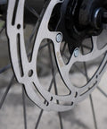 Centerlock 140mm Disc Brake Rotor For MTB And Road Bikes With Beefy High Strength Steel Core And Lightweight Alloy Body