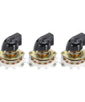 Three One Pole Nine Position Rotary Switch Band Selector With One Deck for TV Radio Home Machine Replacement Part, Easy Install Metal