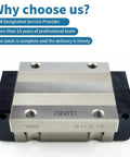 SHS15C Linear Block Guide Slider front view, made in Japan, for precision linear motion, durable rails for smooth movement.