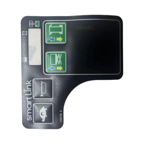 Straight Up Control Box Decal Overlay For Genie Scissor Lift Prop Controller Pad Four Button Interface Panel Graphic Replacement Part 1256702GT Zero Hassle Heavy Duty Fitment For Aerial Platforms