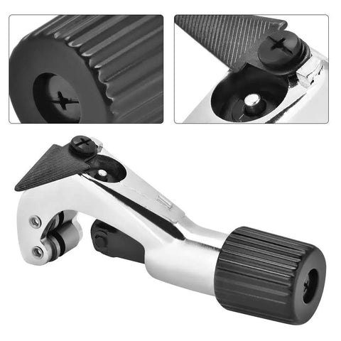 Jiawu Durable Fiber Optic Cable Cutter And Wire Stripper Tool For Electricians, 12.6 cm, silver finish, adjustable depth for wire trimming.