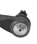 Close-up of All In One Front Suspension Kit With 12 Pieces Including Upper Control Arms Lower Ball Joints Outer And Inner Tie Rod Ends Sway Bar End Links And Rack Boots Direct Fit For 2015 2020 Cadillac Escalade Suburban Tahoe Silverado Sierra 1500 lower ball joint.