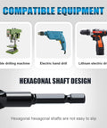 1 Inch By 9 Inch Auger Drill Bit For Wood With Hex Shank Pro Grade Tri Flute Design compatibility with drilling machines