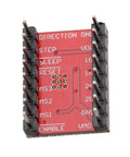 Top view of A4988 Stepper Motor Driver Module with red PCB board showing pin labels for Arduino 3D Printer CNC Machine and Robotics.